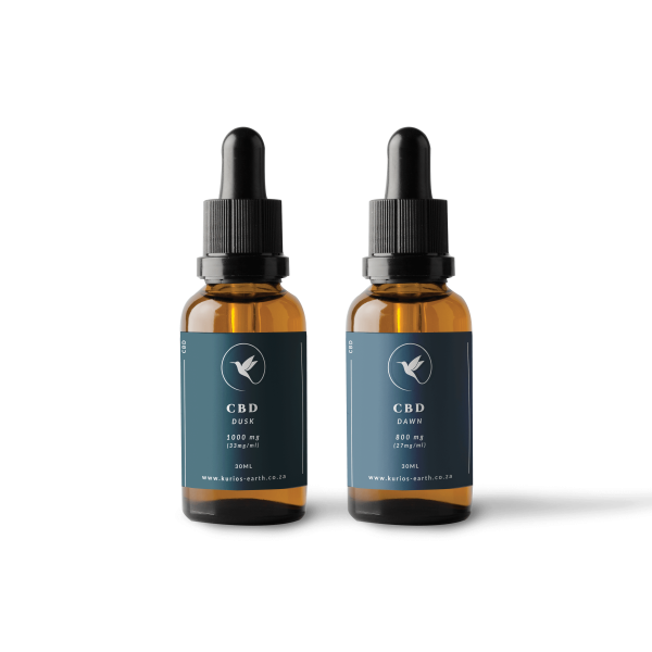 Kurios Earth CBD Dawn and Dusk Oil Combo-Health care products-Kurios Earth-www.hellomom.co.za