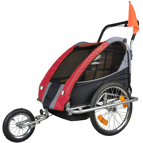 Venture Gear Pram/Trailer-Strollers-Venture Gear-Red/black-www.hellomom.co.za