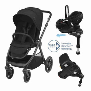 Maxi Cosi Oxford Travel System with Pebble 360 Pro and Familyfix 360 Pro-Travel Systems-Maxi Cosi-Essential Black-www.hellomom.co.za