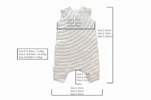 SIMPLY NEUTRAL Quilted merino Sleepy Romper - (3 sizes: newborn to 24m+)-Baby Sleeping Bags-Ko-coon-Milky White-0 to 6 months-www.hellomom.co.za