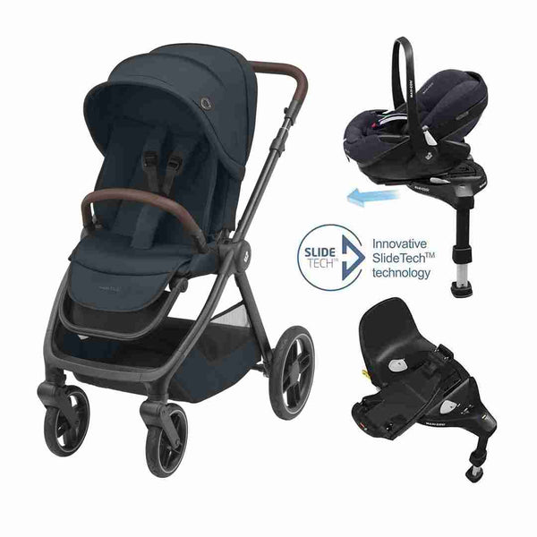 Maxi Cosi Oxford Travel System with Pebble 360 Pro and Familyfix 360 Pro-Travel Systems-Maxi Cosi-Essential Graphite-www.hellomom.co.za