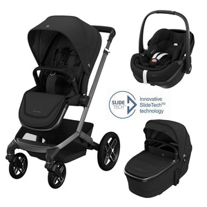 Maxi Cosi Fame Travel System-Travel Systems-Maxi Cosi-Twillic Black-www.hellomom.co.za