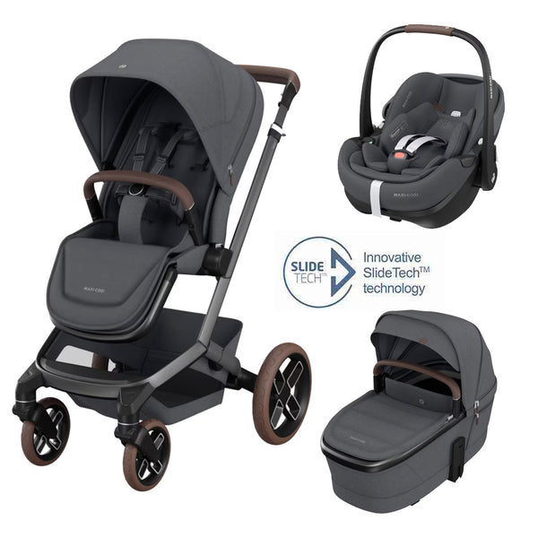 Maxi Cosi Fame Travel System-Travel Systems-Maxi Cosi-Twillic Graphite-www.hellomom.co.za