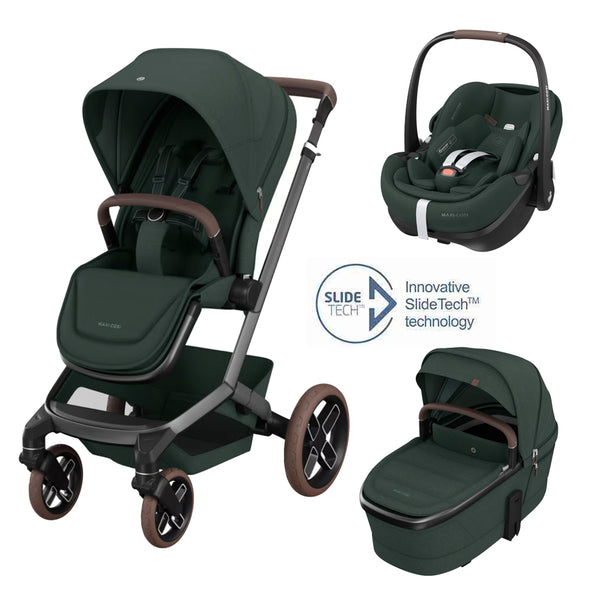 Maxi Cosi Fame Travel System-Travel Systems-Maxi Cosi-Twillic Green-www.hellomom.co.za