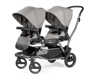 Peg Perego
Duette Piroet Twin In-Line Stroller in City Grey-Baby Strollers-Peg Perego-www.hellomom.co.za