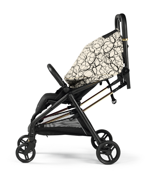 Peg Perego Selfie Travel System in Graphic Gold and Car Seat in Licorice-Travel Systems-Peg Perego-www.hellomom.co.za