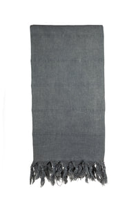 Stonewashed Turkish Towel - various colours-Towels-The Cotton Company-Charcoal-www.hellomom.co.za