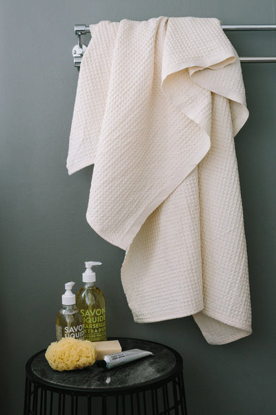 Waffle Weave Turkish Towel - various colours-Towels-The Cotton Company-Oatmeal-www.hellomom.co.za