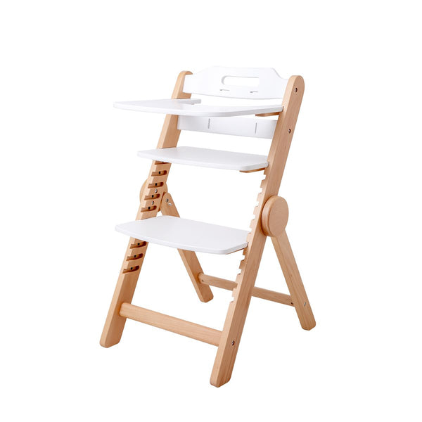 Snuggletime Grow with Me Highchair-Highchairs-Snuggletime-White/Grey-www.hellomom.co.za