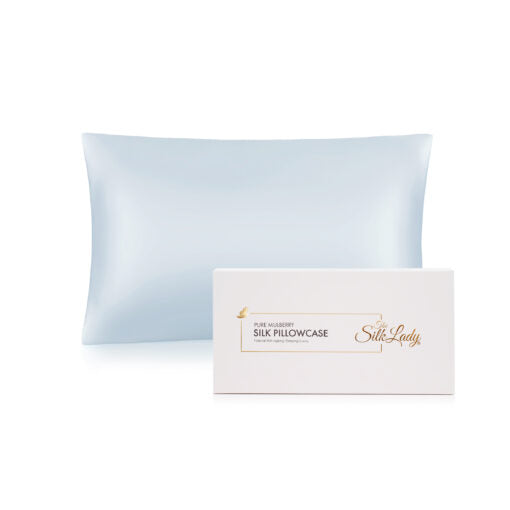 Pure Silk Pillow Case Various Colours-The Silk Lady-Grey-SA Standard-www.hellomom.co.za