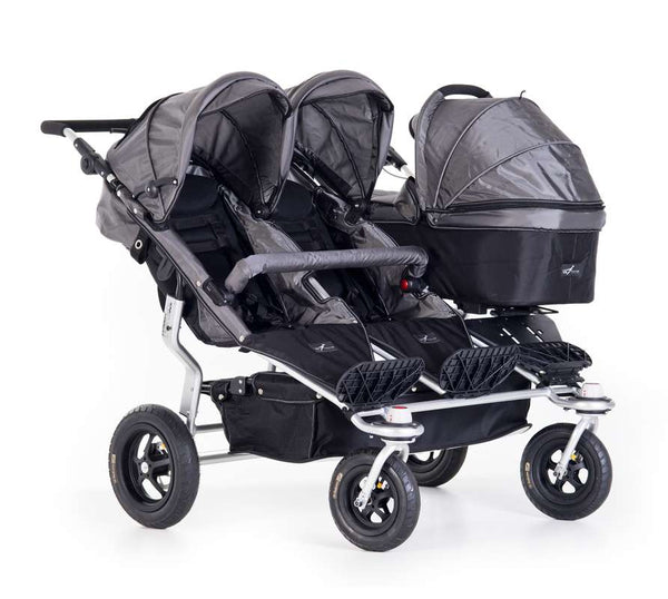 TFK Trio Twist Stroller in Carbo Grey-Baby Strollers-Trends for Kids-www.hellomom.co.za