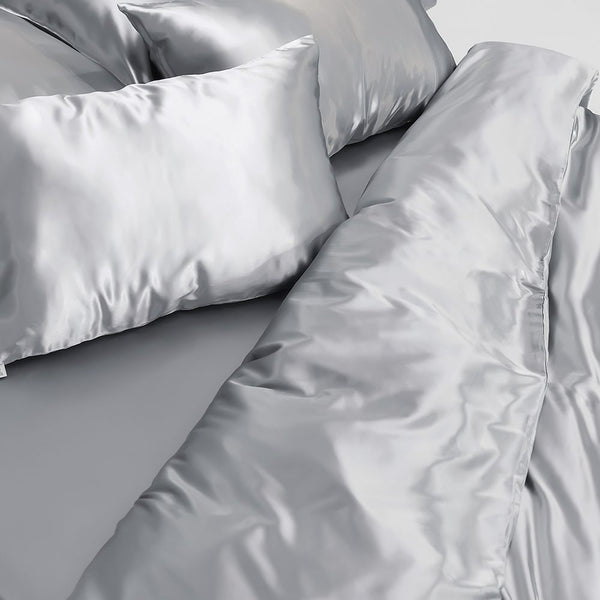 Pure Silk Duvet Cover Grey-The Silk Lady-Double-www.hellomom.co.za