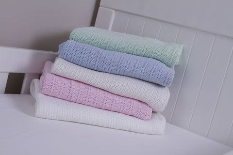 Snuggletime Cellular Blanket-Blankets-Snuggletime-white-www.hellomom.co.za