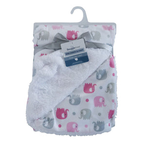 Snuggletime Mink Sherpa Blanket-Blankets-Snuggletime-Pink-www.hellomom.co.za